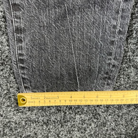 Madewell The Perfect Vintage Jean Women's Black Wash Distressed Straight Leg 31 - Picture 8 of 8